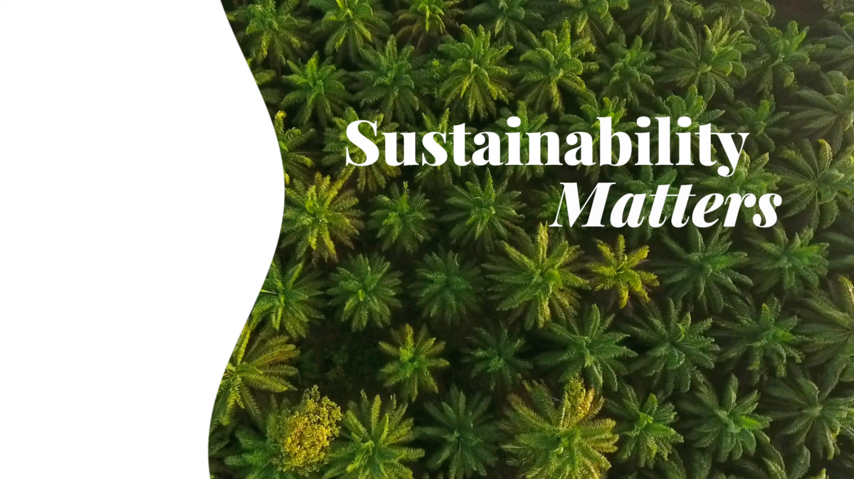 sustainability matters - plants in a field