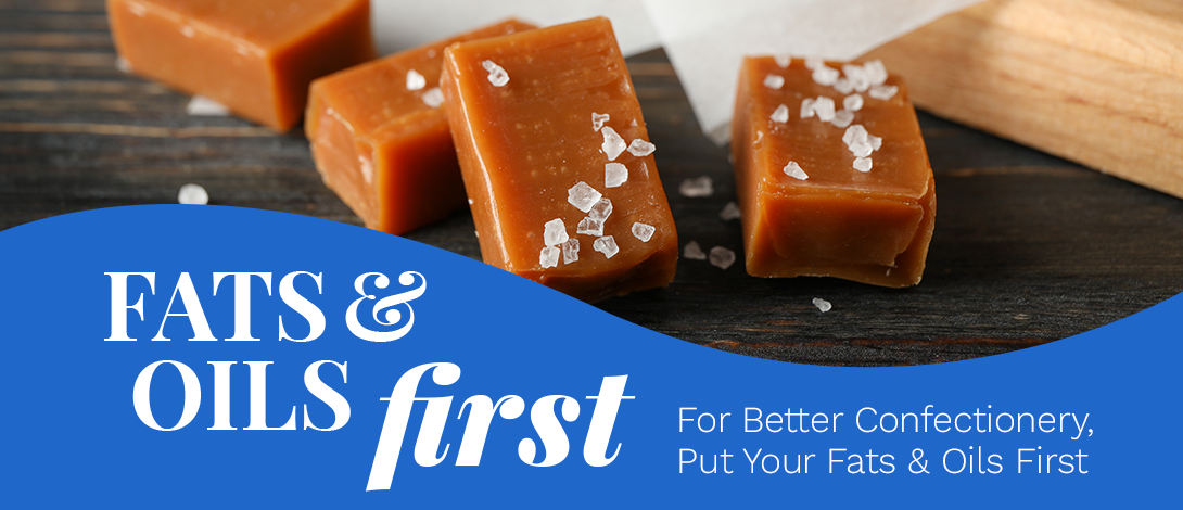 salted caramels on table